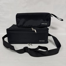 Case Logic Cassette Tape Carrying Case Double Sided Padded Strap Holds 75 Tapes