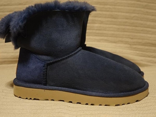 Women UGG Boots Navy Suede 37 #O0GN