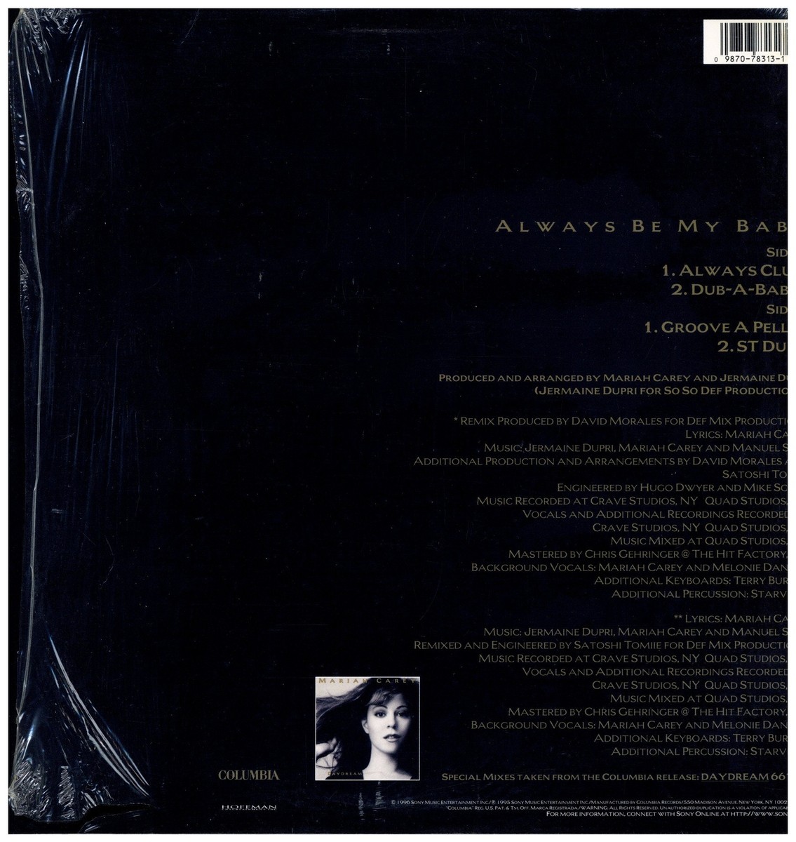 米12” Mariah Carey Always Be My Baby 4478277 Columbia /00250 12