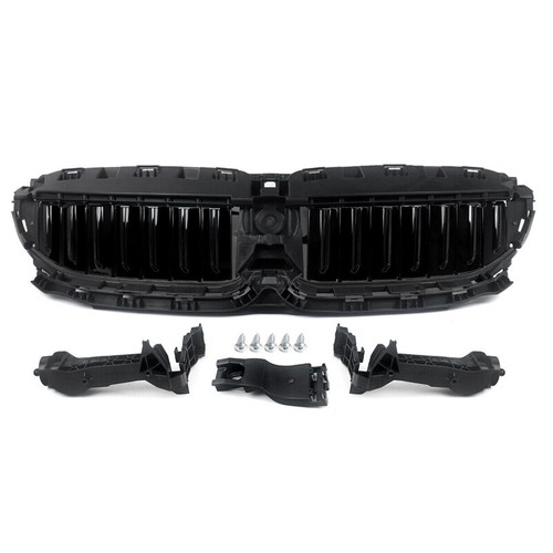 FRONT UPPER Radiator Grille Active Air Shutter For 2019-2022 G20 BMW 3 Series US - Picture 3 of 11