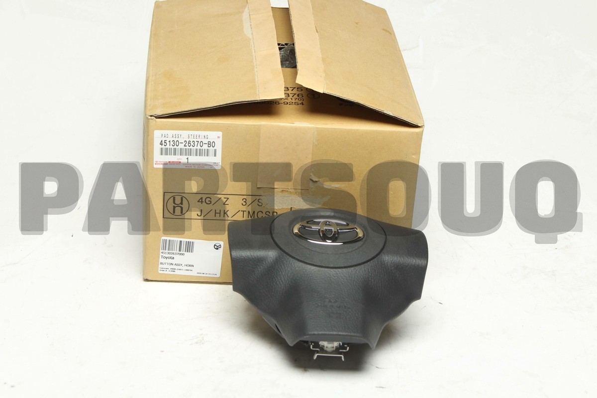 4513026370B0 Genuine Toyota BUTTON ASSY, HORN 45130-26370-B0 | eBay