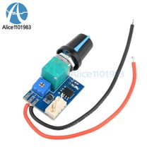 10PCS 12V Single Fan Speed Controller PWM Speed Controller Rotary Potentiometer