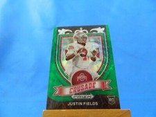 Justin Fields Prizm Draft Picks 2021 RC Rookie Crusade Green Wave Prizm