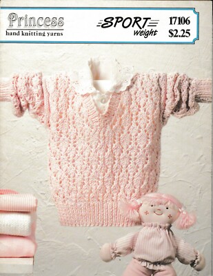 Sport Weight Sweaters Hand Knitting | Susan Bates #17106
