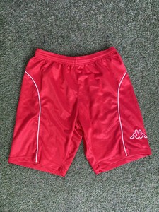 kappa shorts red