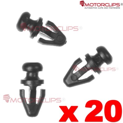 Pack 20 Clips Para Burlete De Puerta De Ford Mondeo, Escort, Galaxy, S-Max – Repara La Junta De Goma Inferior