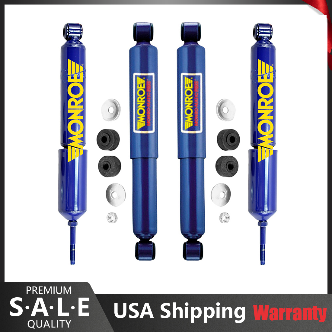 Front & Rear MonroeMatic Shocks Set For F250 F350 Super Duty 1999
