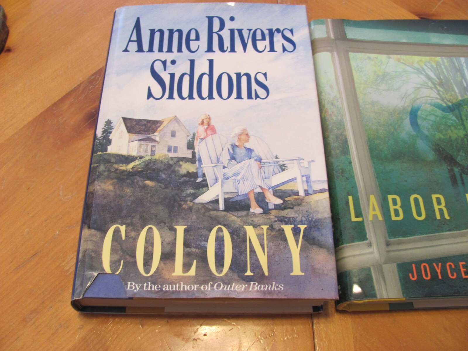 4 Books Colony Anne Siddons Labor Day Joyce Maynard Room