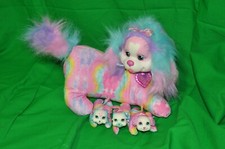 Puppy Surprise Rainbow Tie Dye Mom Dog with all babies and barking puppy