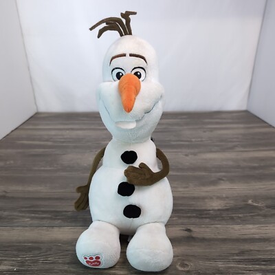 Disney Frozen Olaf Build A Bear Snowman BAB Stuffed Animal Soft Toy 17'' Retired