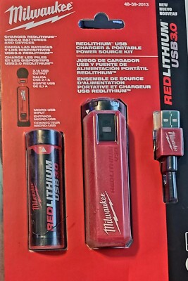 Milwaukee 48-59-2013 REDLITHIUM USB Charger w/ Portable Power Source