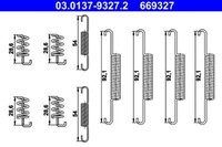 ATE 03.0137-9327.2 ZubehöRsatz, Feststellbremsbacken FüR Volvo