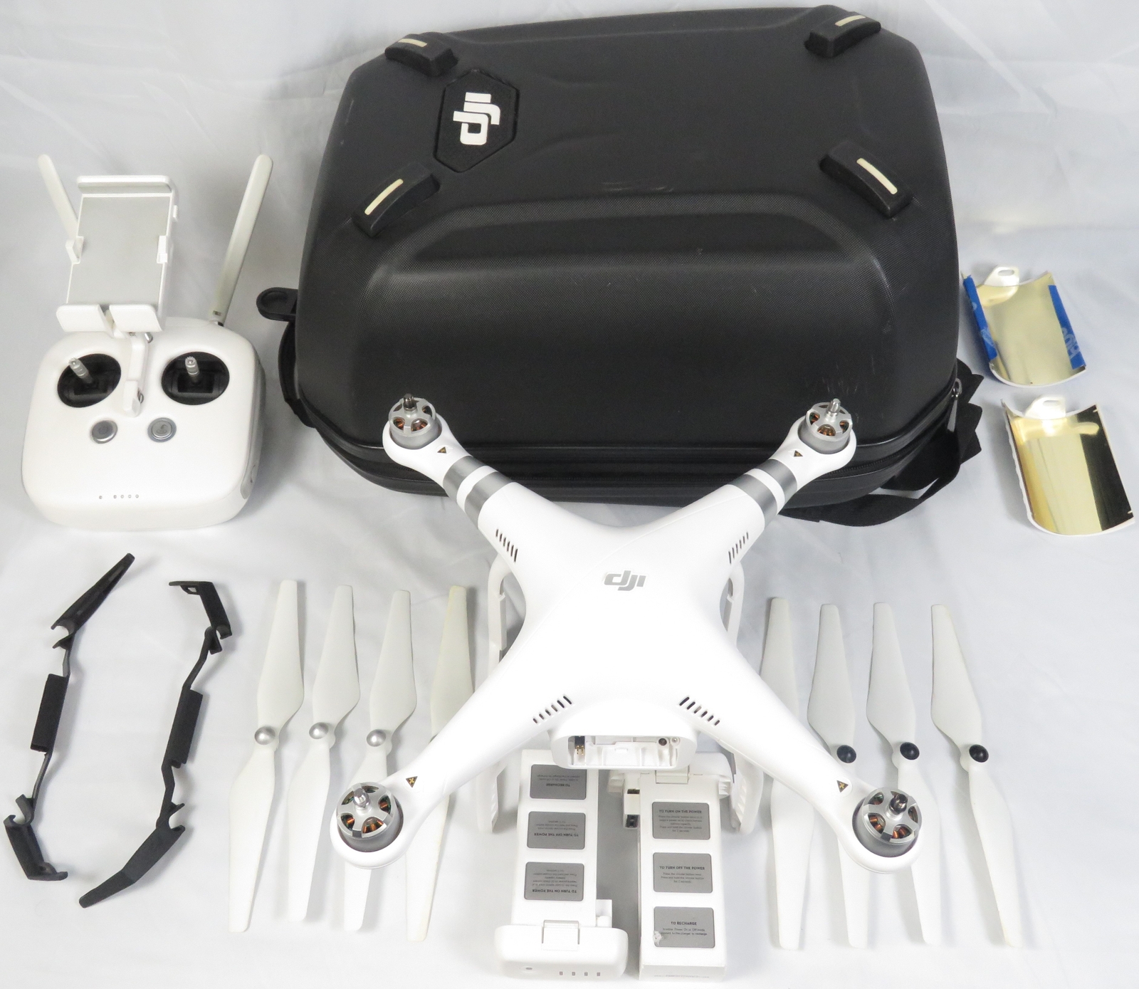 DJI Phantom Advanced Camera Drone W322 GL300B w/Controller, Backpack SOLD AS-IS-image