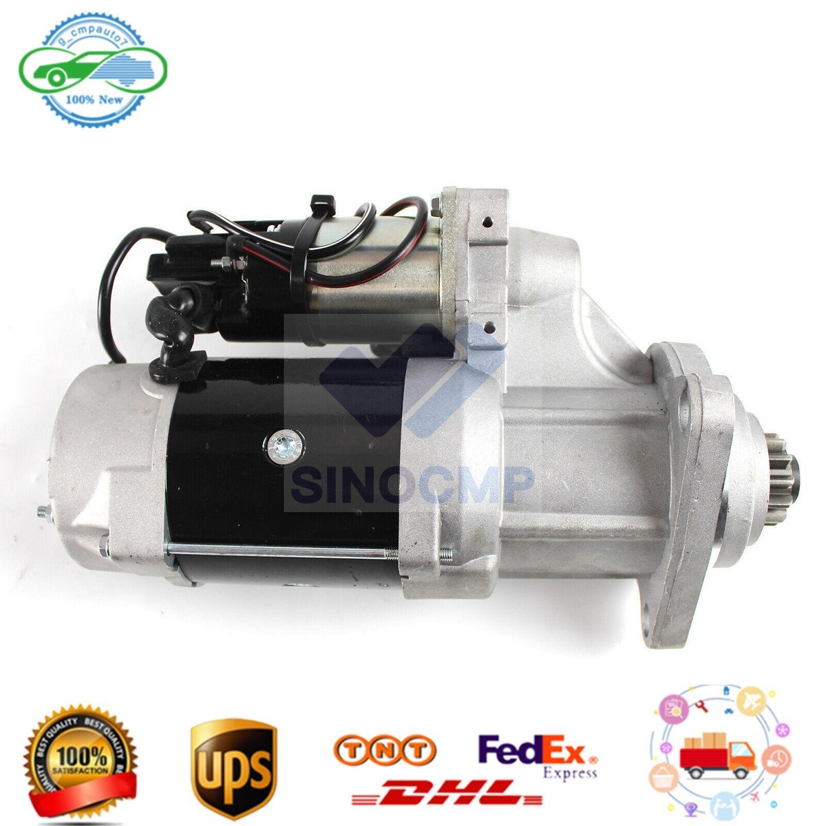 Starter Motor 24V W/6D125 for Komatsu PC400 PC450 PC490 HM350
