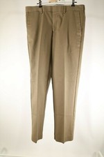 Mens Apt 9 Slim Beige Khaki Pants Flat Front 30x29 EUC