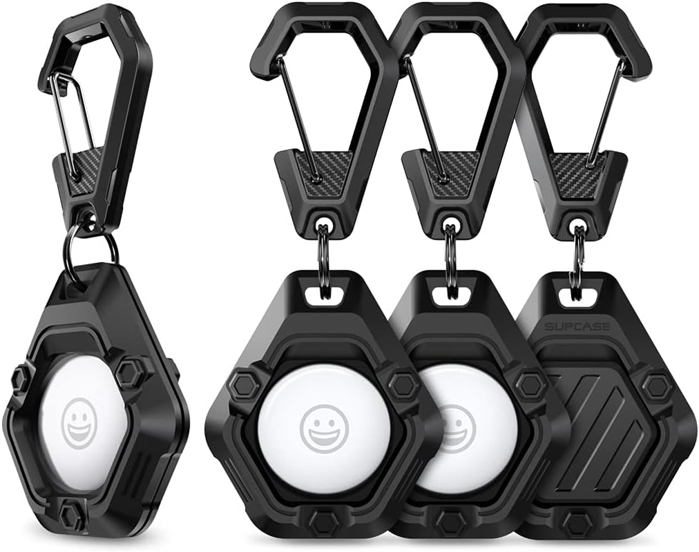 Durable Soft Silicone Case with Keychain for Apple AirTag, Anti-Scratch Shockproof Design