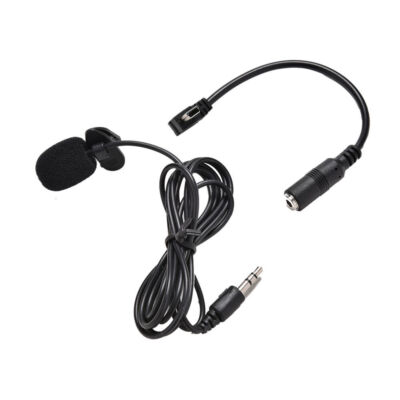 Externer Mikrofon Clip-On + Adapterkabel für GoPro Hero Session 3/3+/4/5