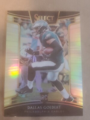 Dallas Goedert 2018 Select Concourse Silver Rookie RC #21 Philadelphia Eagles !!