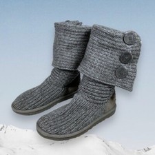 UGG Australia Classic Cardy Knit Boots