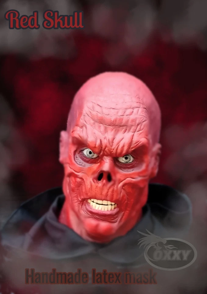 Avengers...Red Skull.... Infinity War ..  Latex Mask HandmadE/Cosplay. - Image 3 of 4