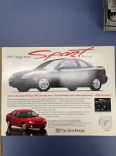 Vintage NOS 1997 Dodge Neon Sport Package Dealership Brochure