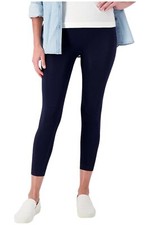 AnyBody Intimates Jacquard Panel Leggings Navy