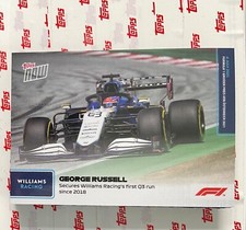 George Russell Williams 2021 Topps Now Formula 1 F1 Card #28 Only 2207 Made