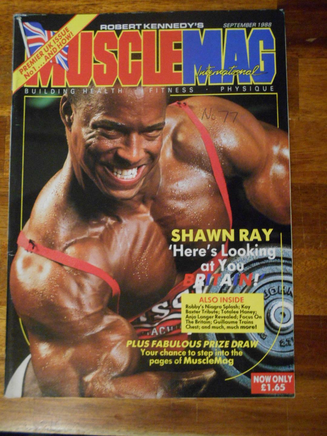 MUSCLEMAG 1 bodybuilding muscle PREMIERE ISSUE magazine SHAWN RAY 988 (GB) eBay