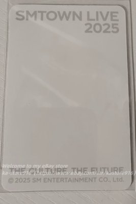 Aespa KARINA Selfie SM Town 30 Live 2025 Scratch Fortune Card