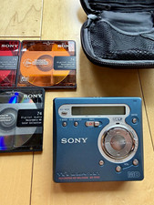 Sony Walkman MZ-R700 MiniDisc Recorder MDLP Blue Line-In 1st Gen 2001