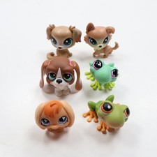 Lot Of 6 Vintage Littlest Pet Shop Rare