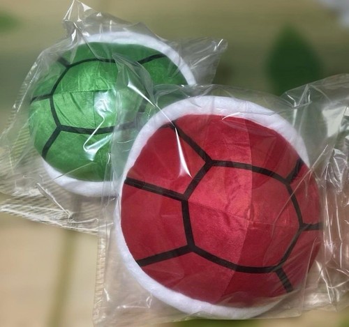 Nintendo Super Mario Giant Shell Plush Set, Red Koopa and Green Koopa ...
