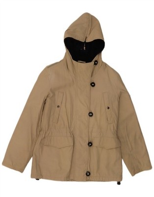 Geox Womens Respira Hooded Oversized Parka Jacket UK 14 Large Beige CP15