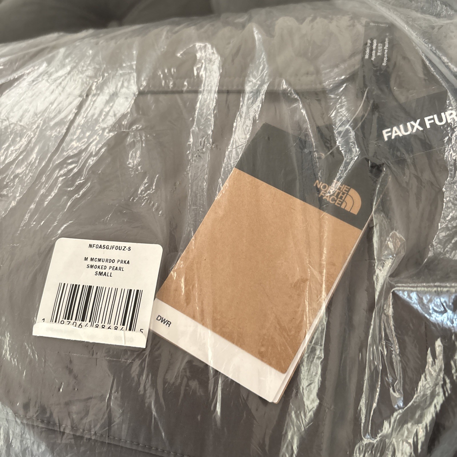 AUTHENTIC THE NORTH FACE MENS MCMURDO PARKA SMOKED PEARL GREY ALL SIZES NWT image 5