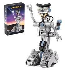 New with Motor Shorts Circuit Johnny 5 Robot Building Block Set 1176 PCS Bricks