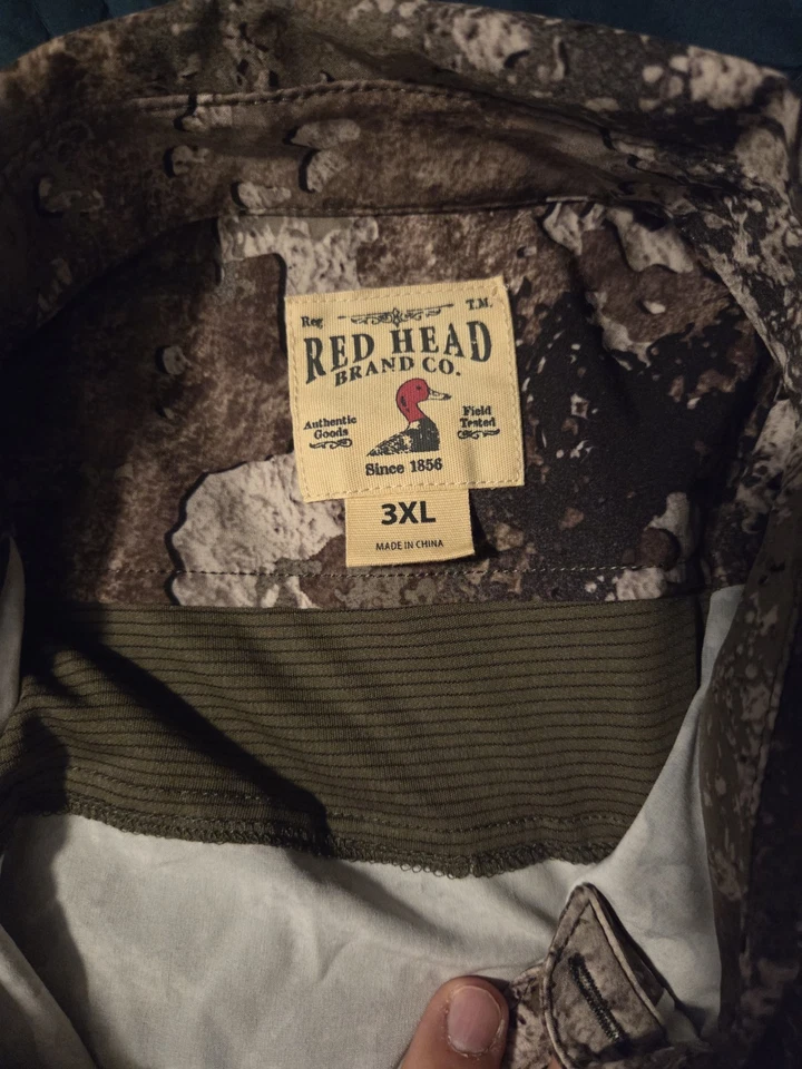 Redhead Cabelas Strata Button Down And Undershirts Hunting Bundle - Image 2 of 4