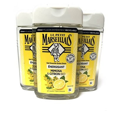 Duschgel Mimosa & Citron Duschcreme 3x 250ml Le Petit Marseillais Sparangebot !