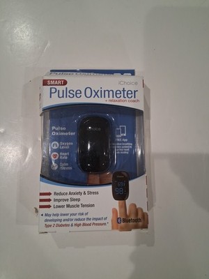 *NEW* iChoice OX200 Bluetooth Smart Pulse Oximeter w/Relaxation Coach *NIB*
