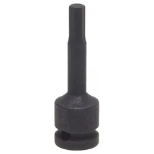 Westward 4Lzd7 1/2 In Drive Impact Socket Bit 1/4 In, Sae