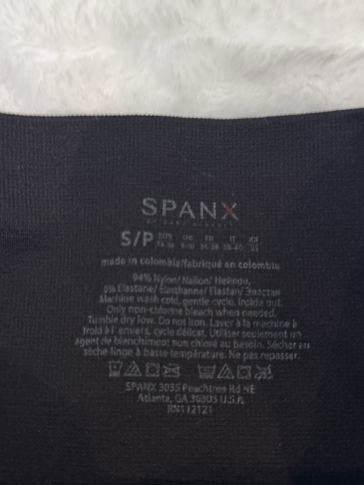 Spanx Solid Black Stretch Pull On Compression Sha… - image 3