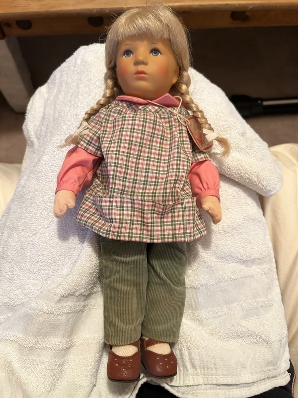 Original Kathe Kruse Cloth doll - about 14" in height