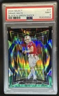 2024 Panini Select Drake Maye Concourse RC Black and Green Prizm Shock #27 PSA 9
