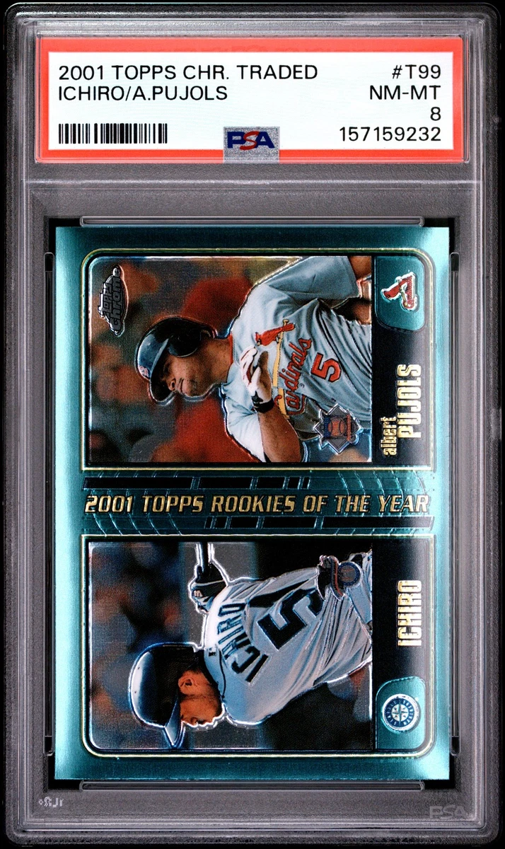Topps Traded & Rookies Albert Pujols Ichiro Suzuki #T99 2001 for