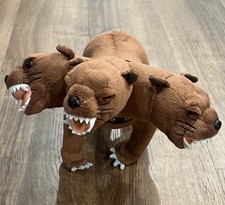 Fluffy 3 Headed Dog Wizarding World Harry Potter Plush Soft Toy Noble Collection