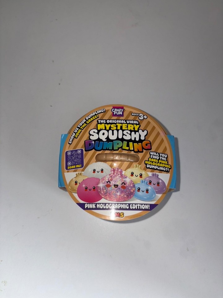 Genuine RMS Mystery Squishy Dumpling Pink Holographic Sealed Rare Brand genuine-rms-mystery-squishy-dumpling-pink-holographic-sealed-rare-brand
