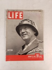 Life Magazine January 15 1945, World War II, Patton, German Bulge, Churchill