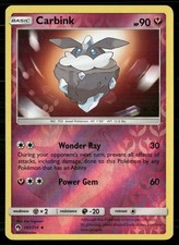 Carbink 143/214 Uncommon Lost Thunder Pokemon Reverse Holo HP
