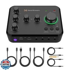 NearStream Audio Interface with Pro-preamp/XLR/48V Phantom Power/Line and DI 