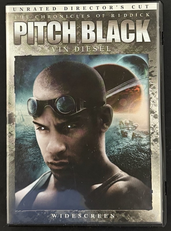 Pitch Black Unrated Director’s Cut DVD Widescreen Vin Diesel Sci-Fi Like New