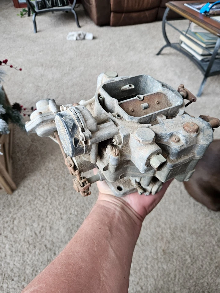 1956 mercury 312 monterey Carter WCFB 4 barrel carburetor - Изображение 2 из 4